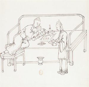 Smoking Opium by Japanese School
